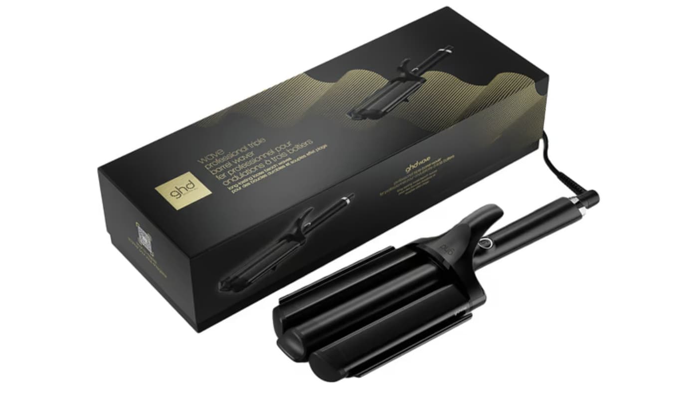 ghd Waver Triple Barrel – Lockenstab für Beachwaves, schnelle Anwendung und geschmeidige Wellen mit Glanz