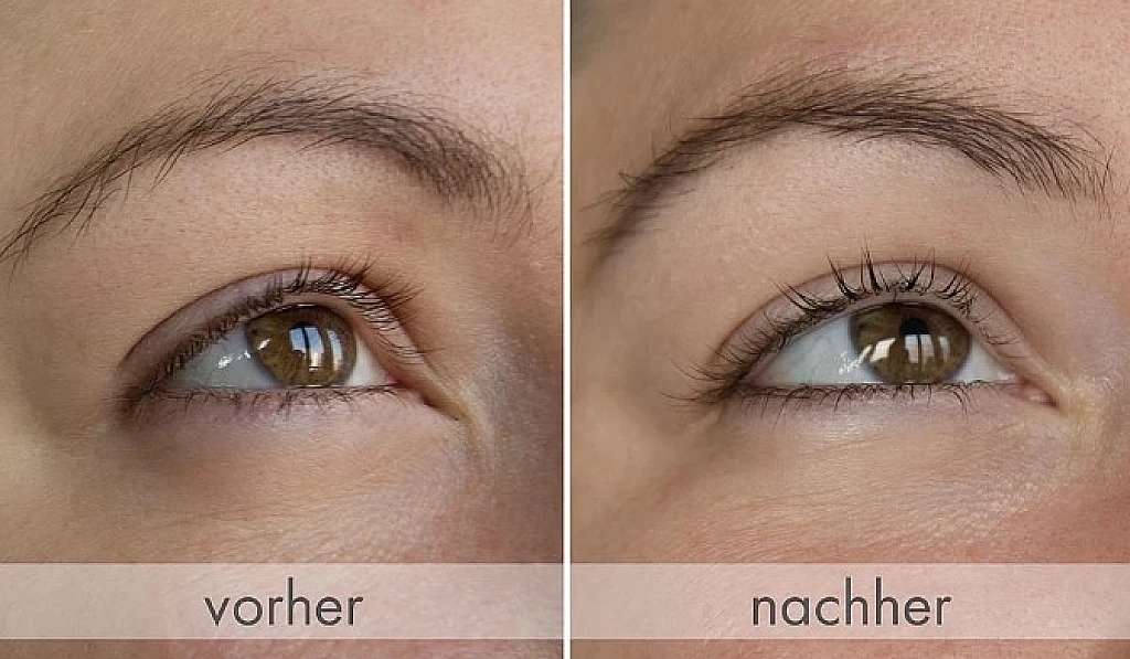 Wimpern Vorher und Nachher