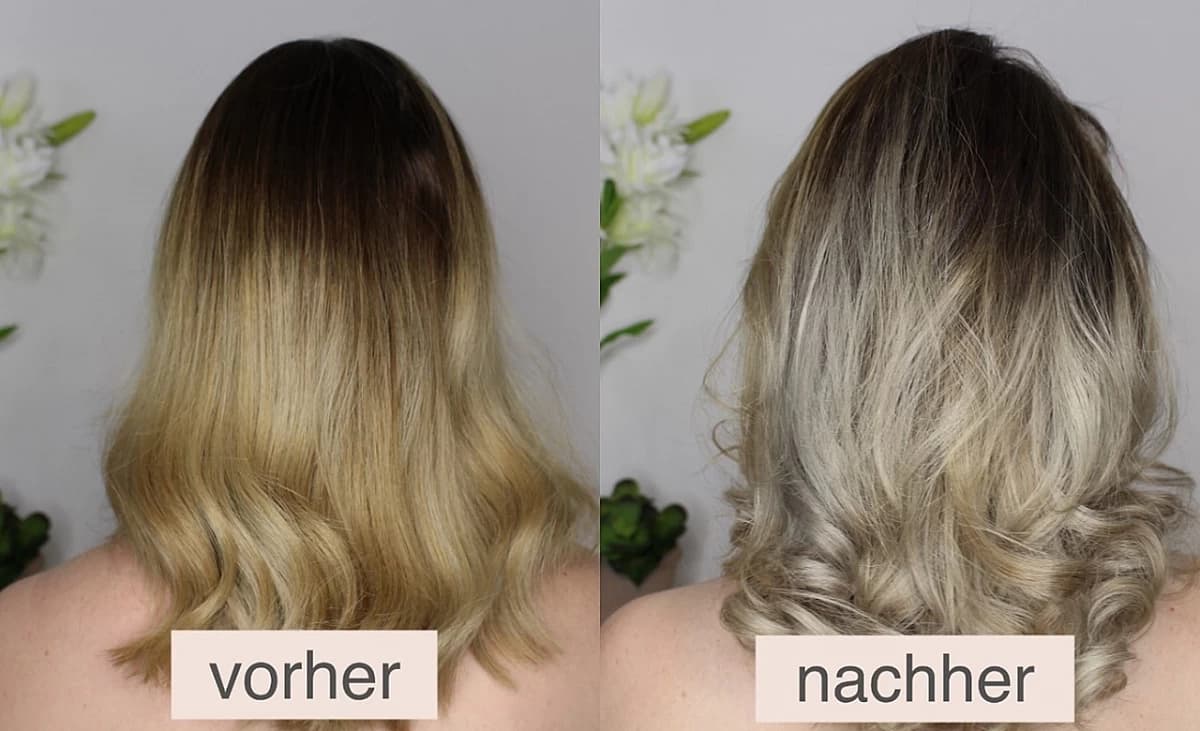 Vorher/ Nachher mit dem Igora Expert Mousse