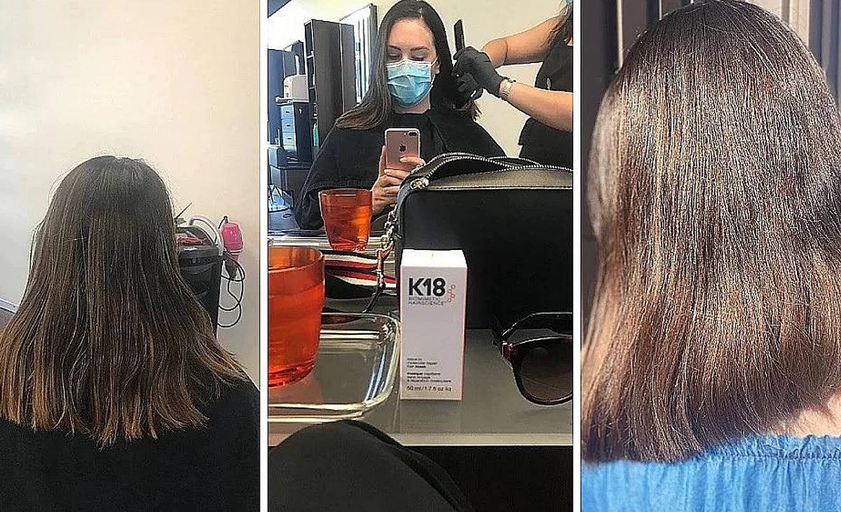 K18 Anwendung im PerfectHair.ch Salon