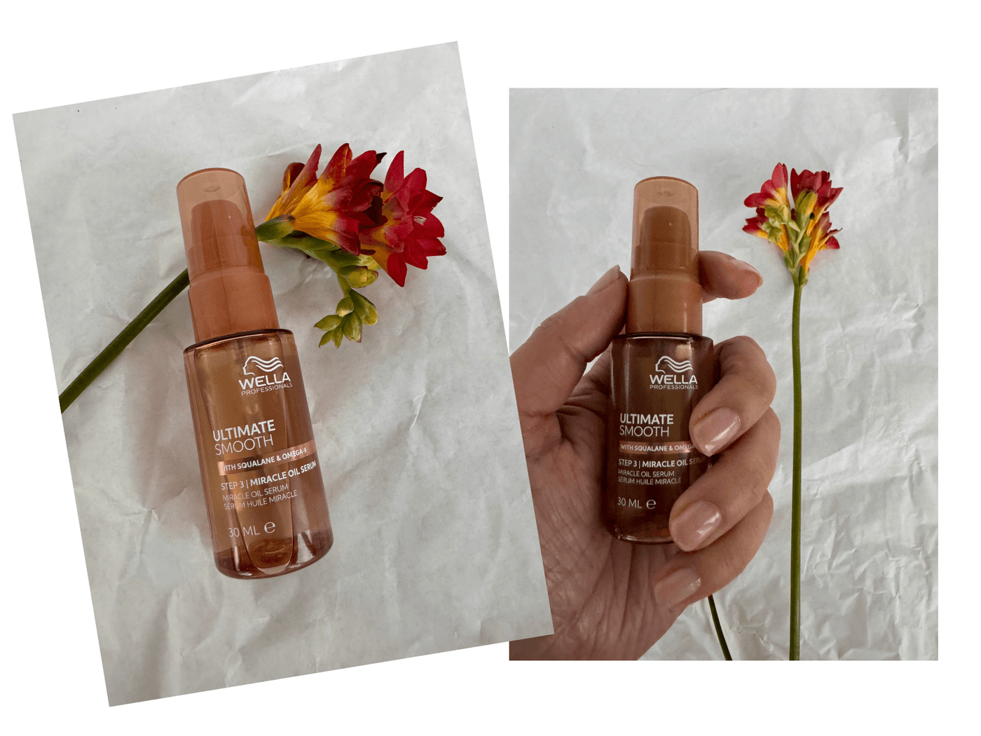 Das Ultimate Smooth Miracle Oil von Wella: Soforthilfe für trockenes und krauses Haar.