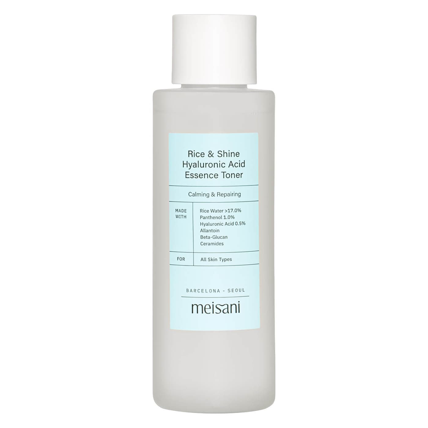 meisani Rice & Shine Hyaluronic Acid Essence Toner