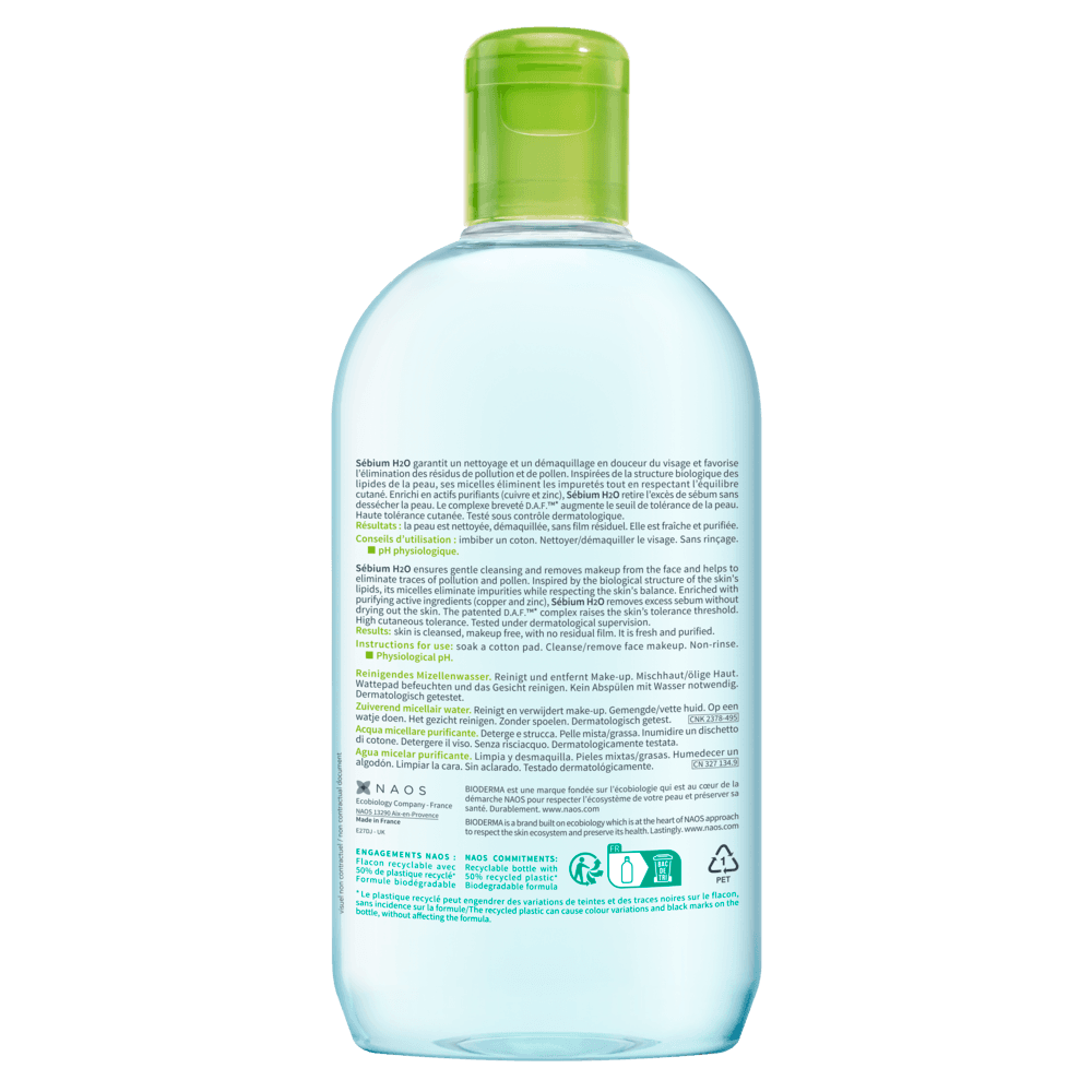SEBIUM - H2o Mizellenwasser Für Fettige Haut