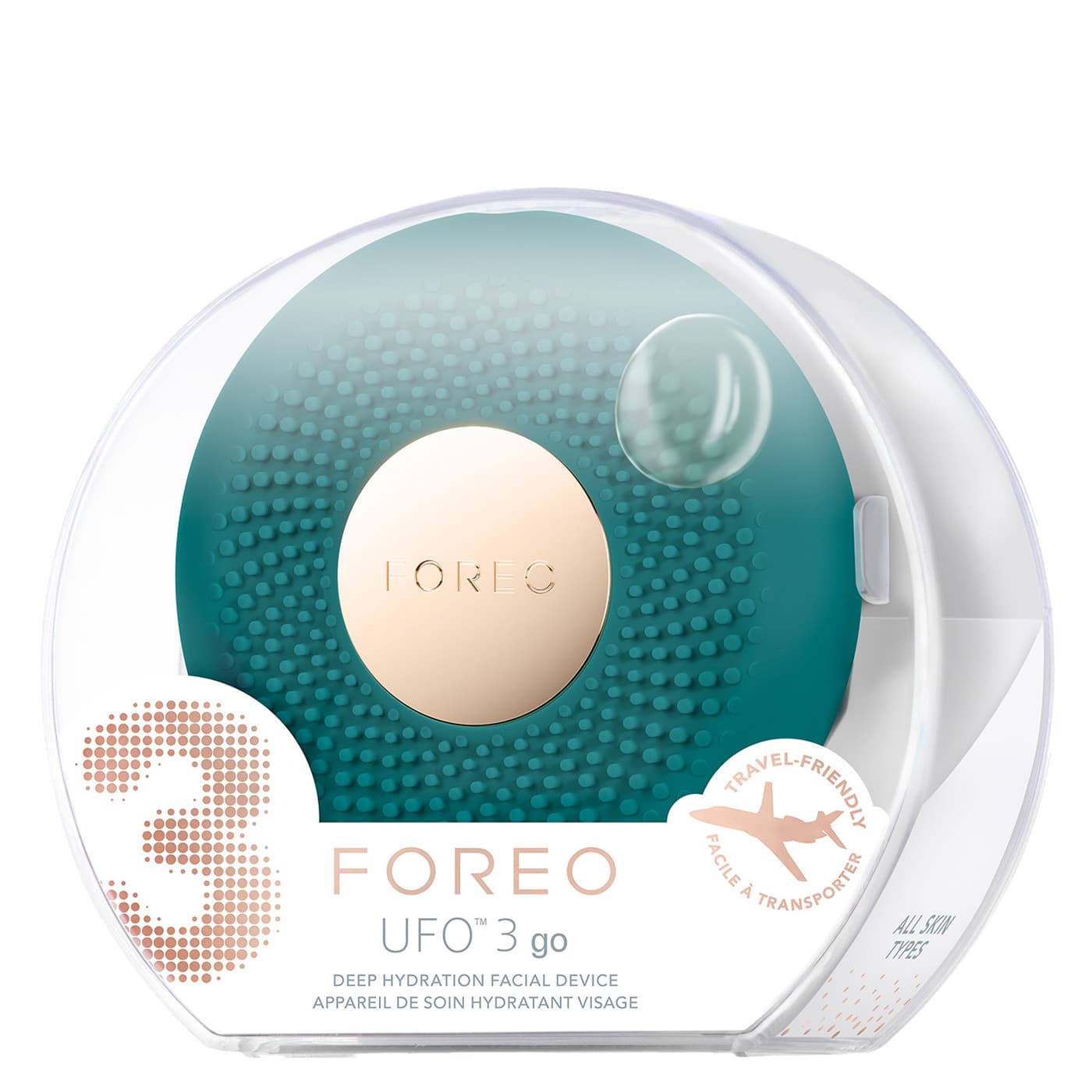 UFO™ 3 go - Maskengerät mit Wärme & LED-Lichttherapie Evergreen