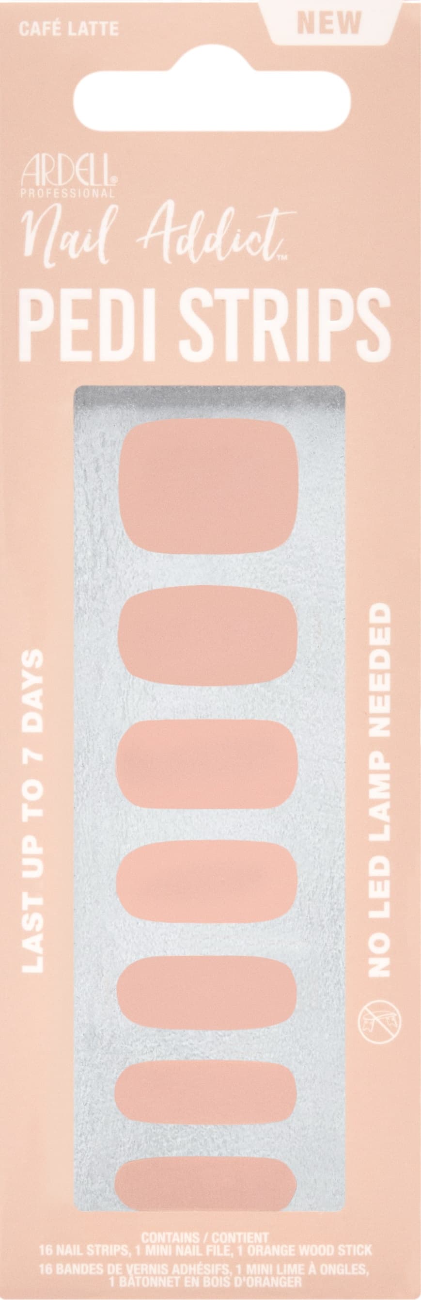 Nail Addict - Pedicure Strips Cafe Latte