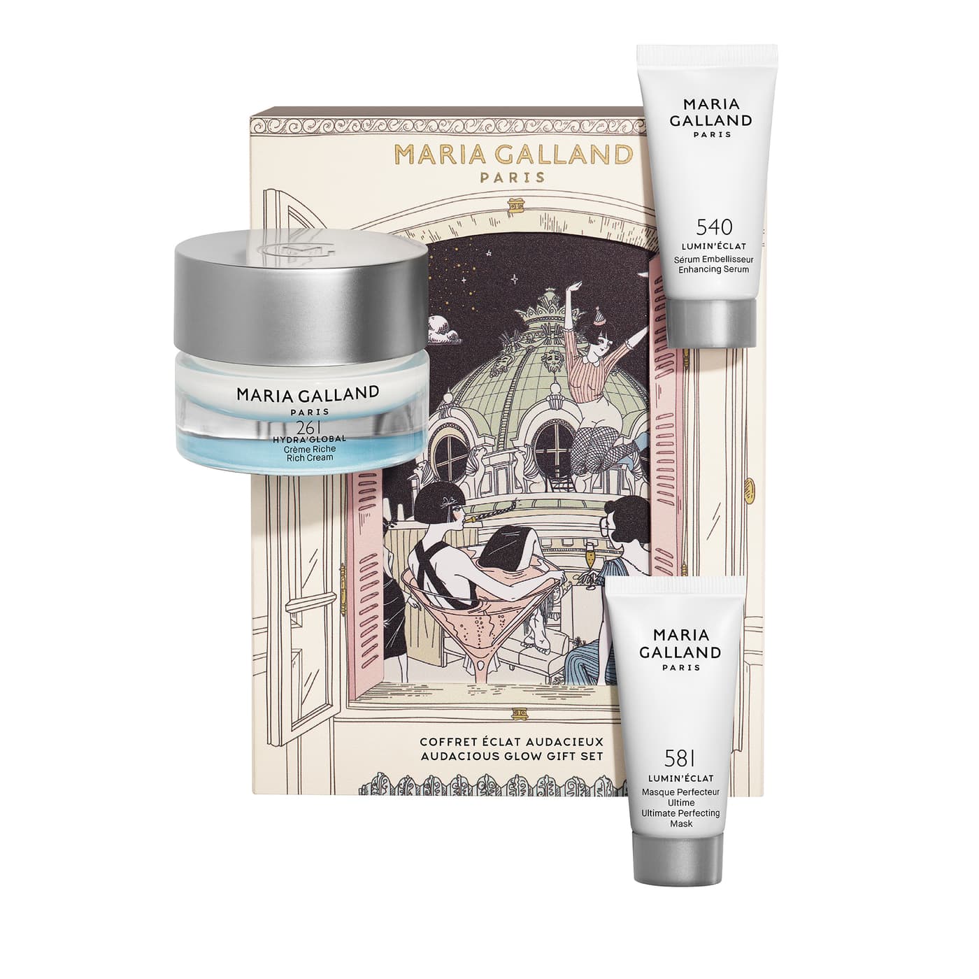 Maria Galland Xmas - Hydra'global Audacious Glow Gift Set