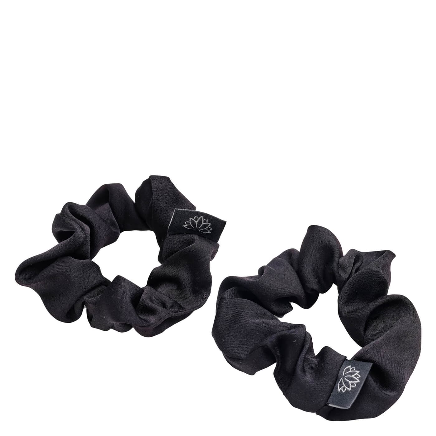TRISA Hair - ECO Satin Scrunchie Schwarz