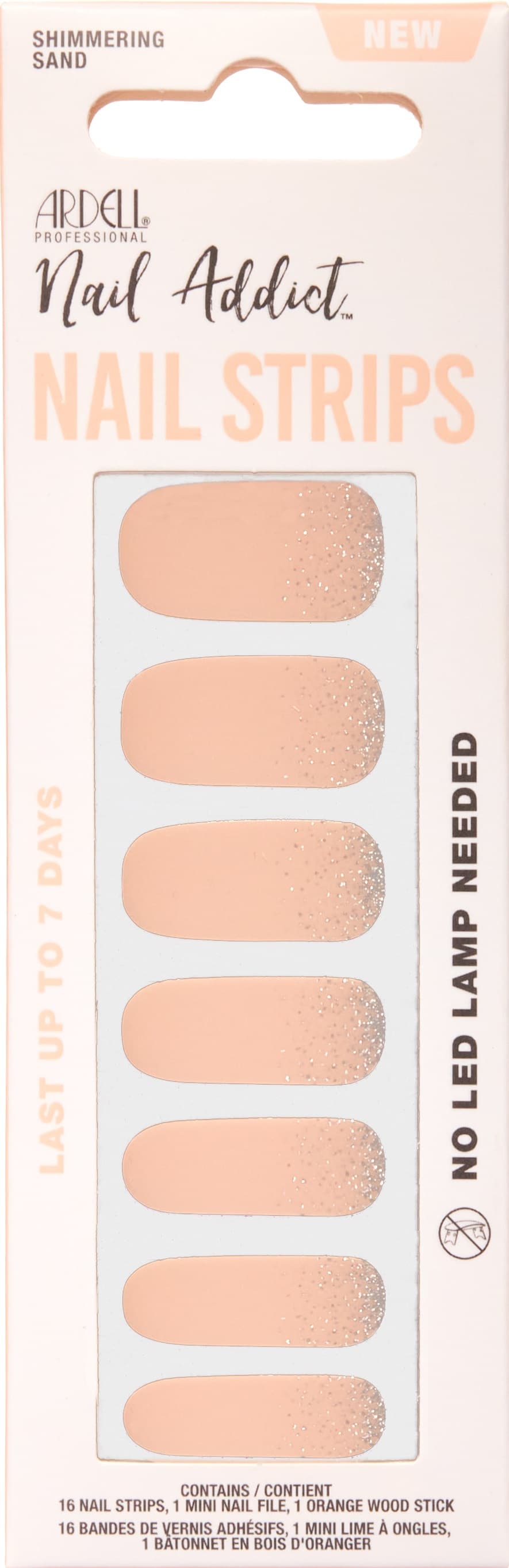 Nail Addict - Nail Strips Shimmering Sand