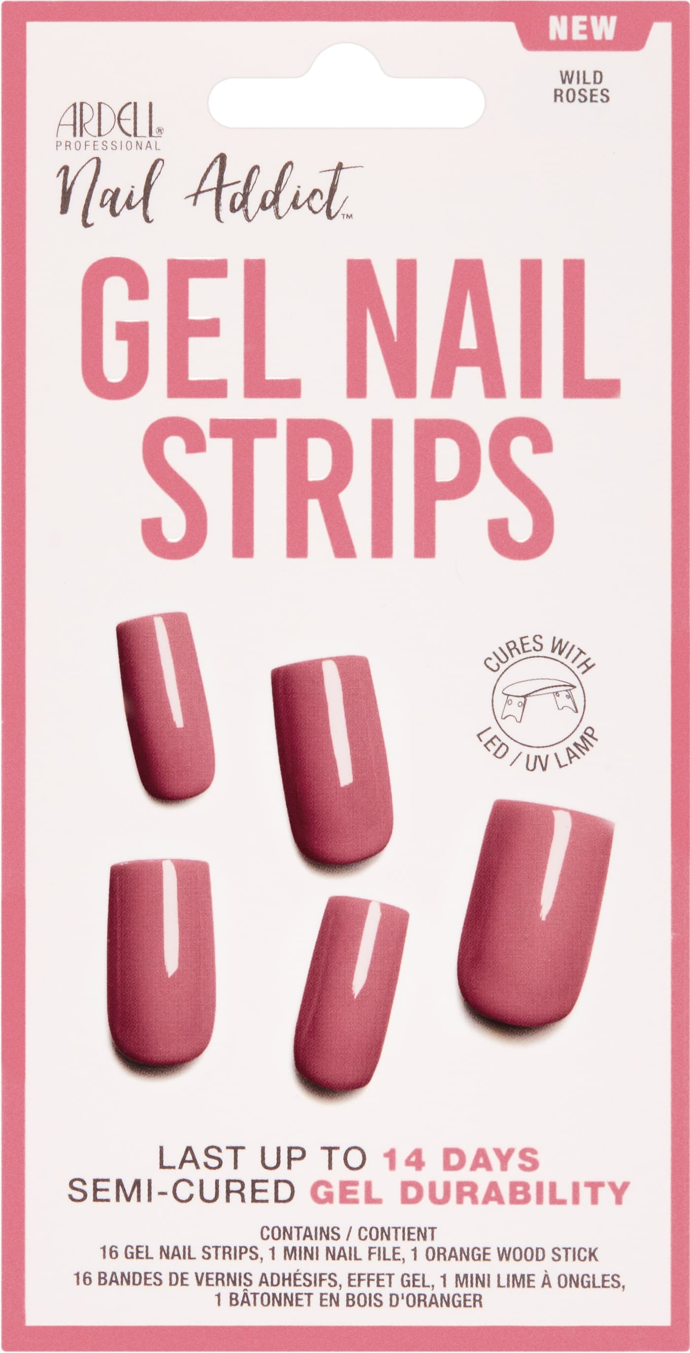 Nail Addict - Gel Strips Wild Roses