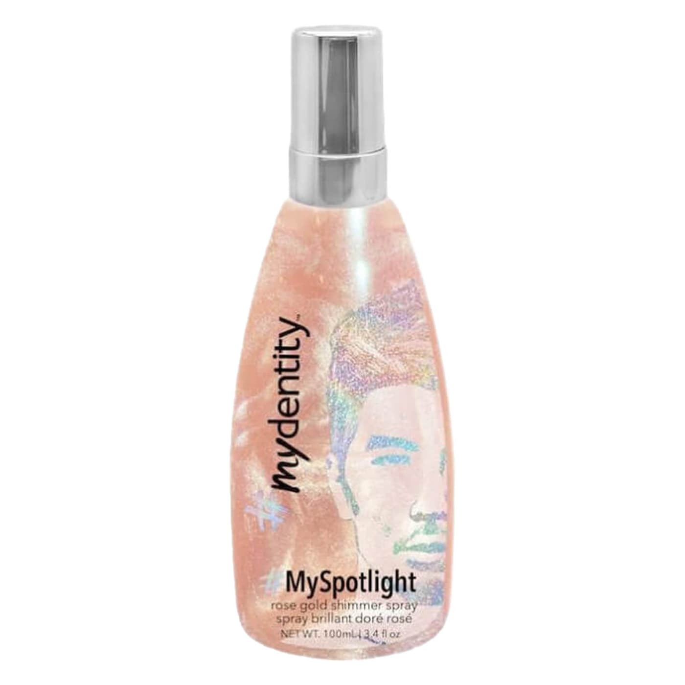mydentity Styling #MySpotlight Rose Gold Shimmer Spray