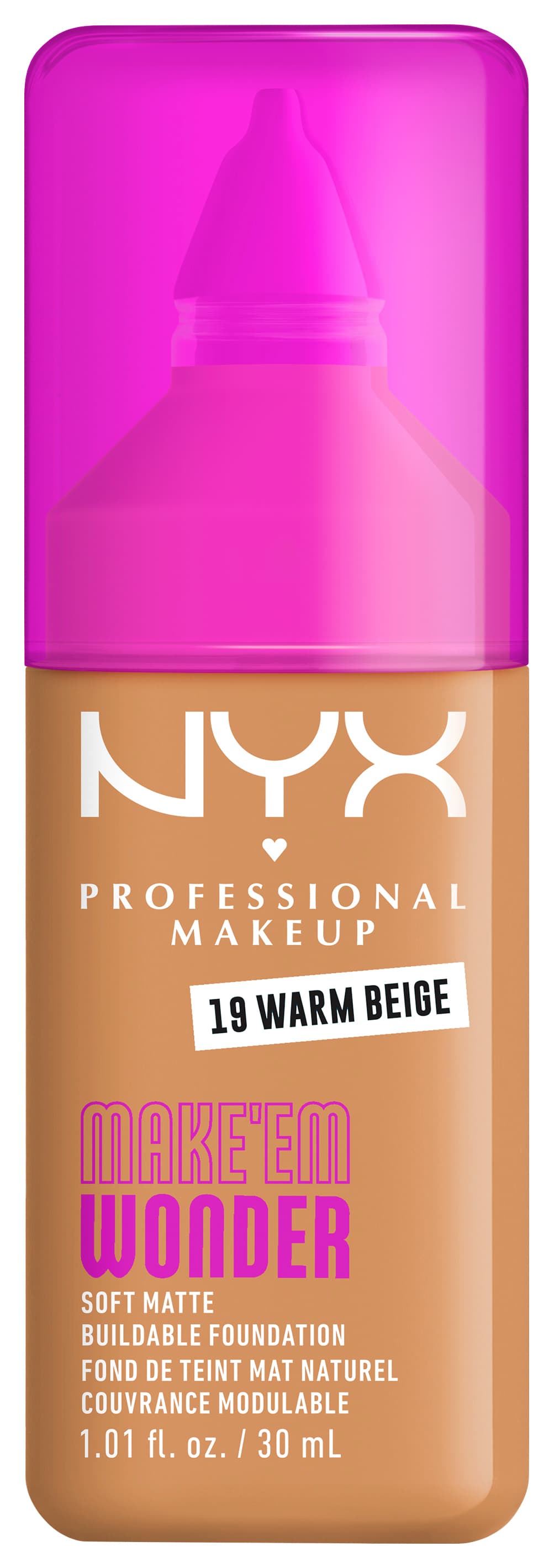Make 'EM Wonder - Foundation 19 Warm Beige