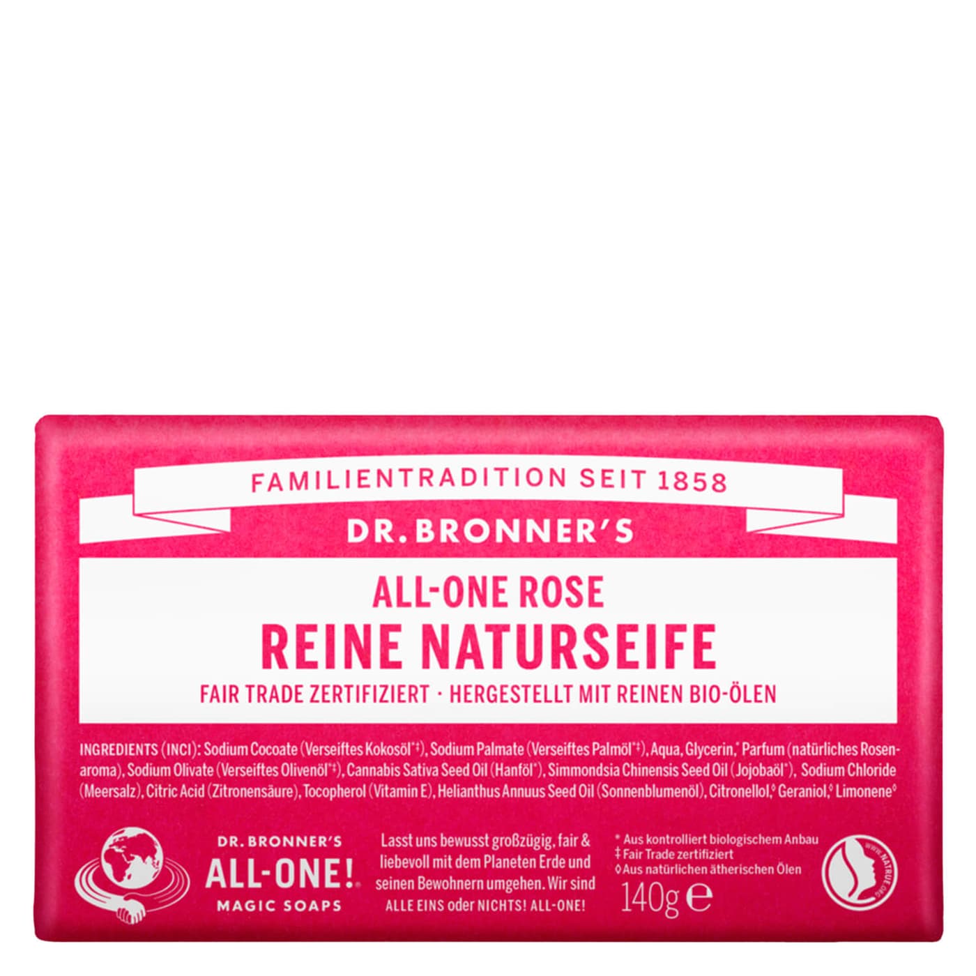 DR. BRONNER'S - Naturseife Rose