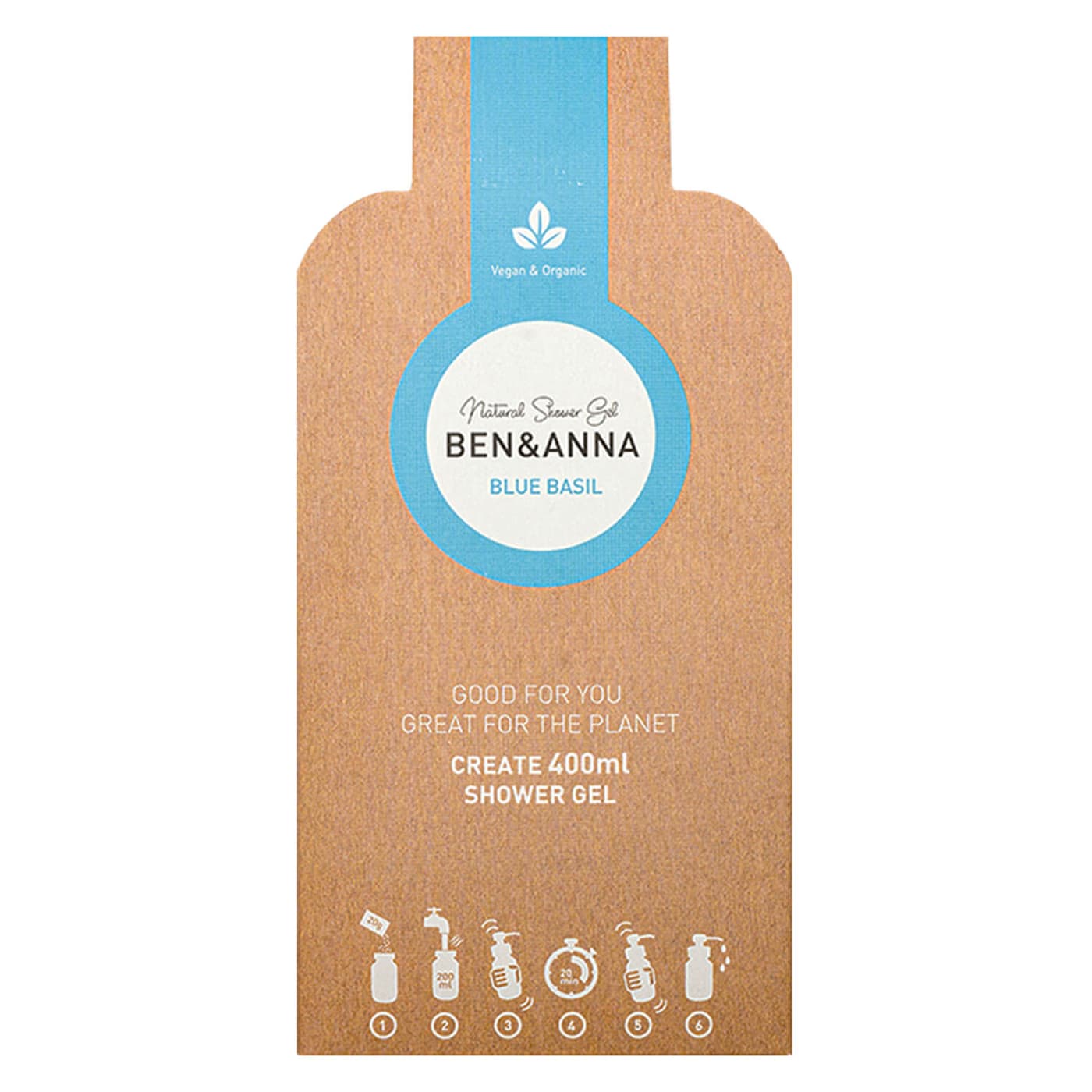 BEN&ANNA Duschflakes Blue Basil