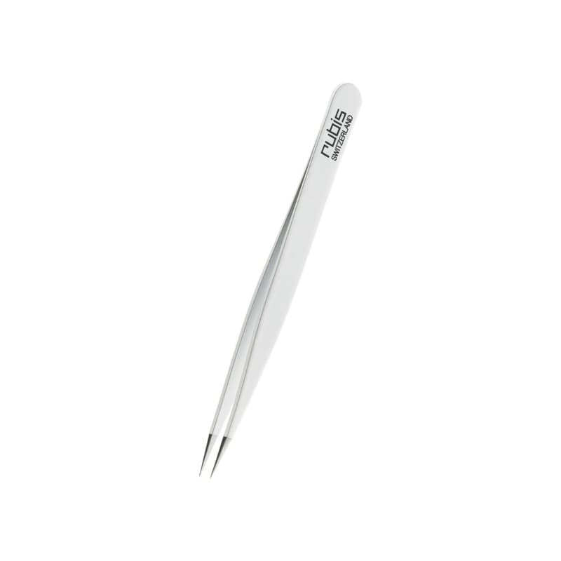 Rubis - Pinzette spitz weiss Inox
