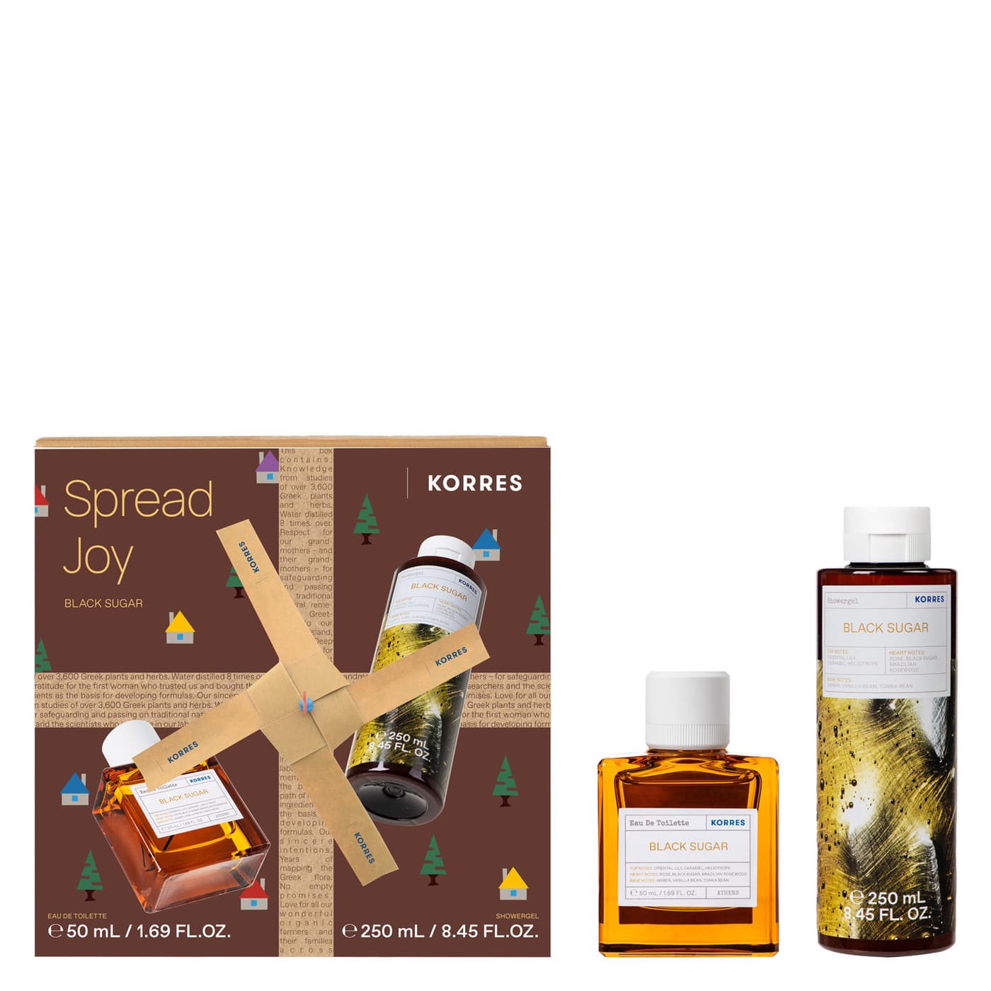 Korres Fragrance - Black Sugar Eau de Toilette Set for Her