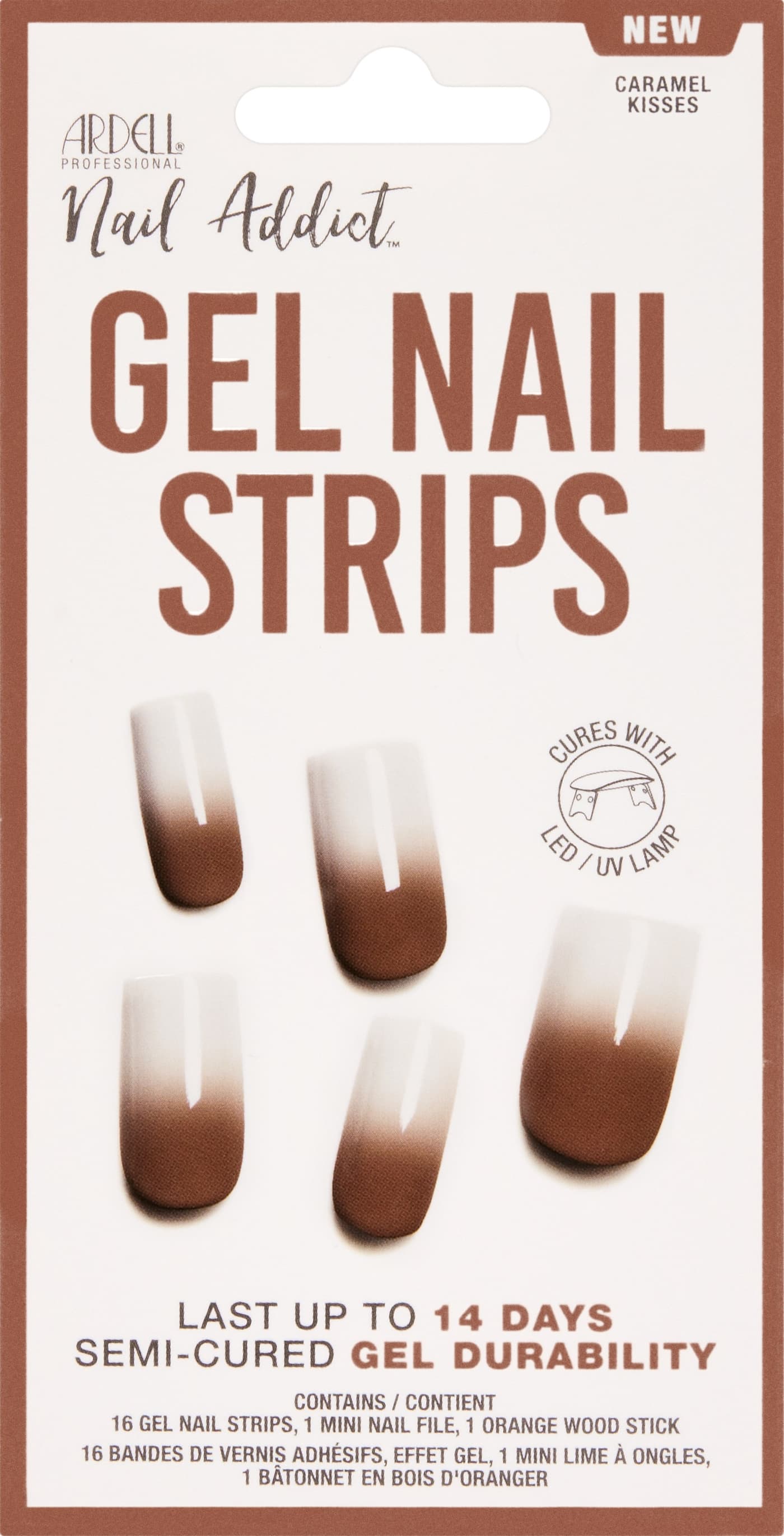Nail Addict - Gel Strips Caramel Kisses