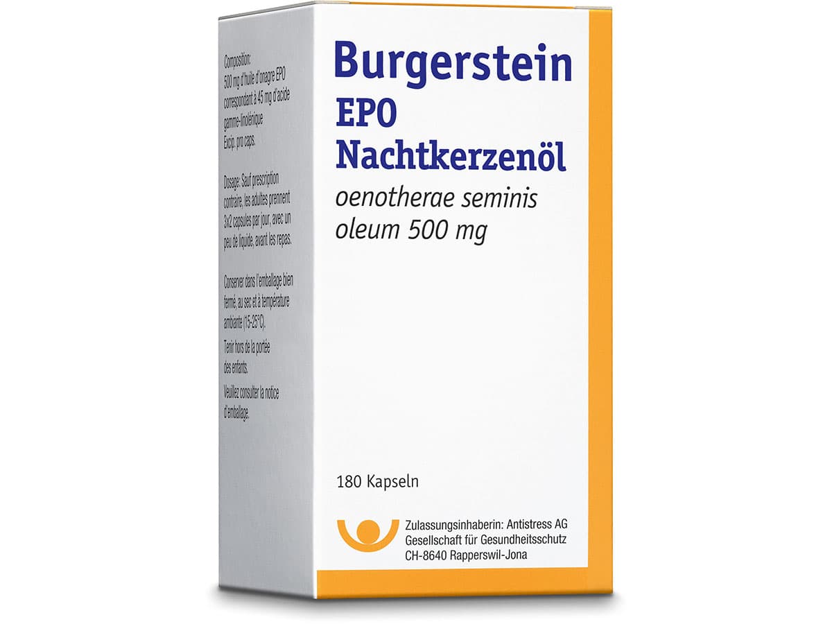 Burgerstein - Epo Nachtkerzenöl 500 Mg Kapseln