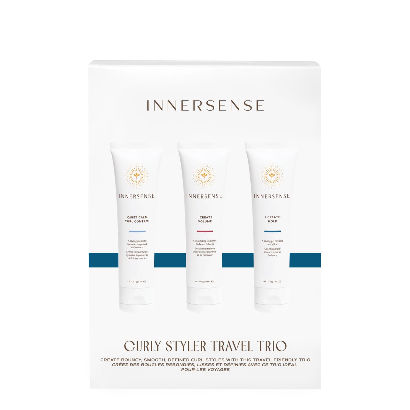 Innersense - Curly Styler Travel Trio