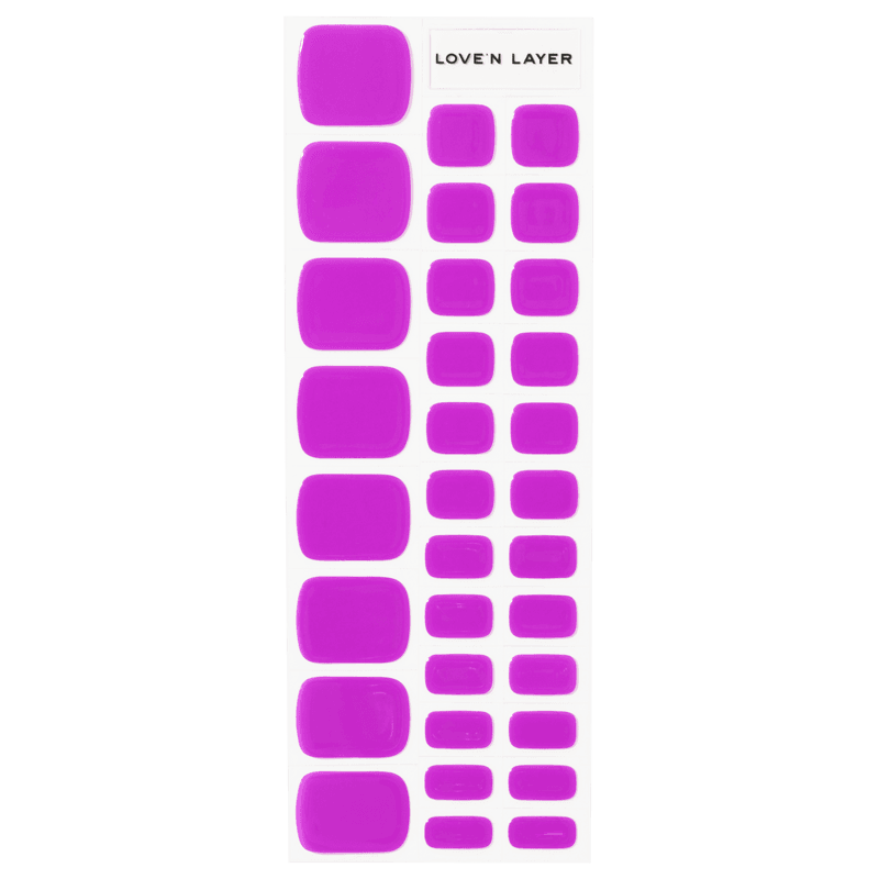 LoveNLayer - Solid Toe Dahlia Purple