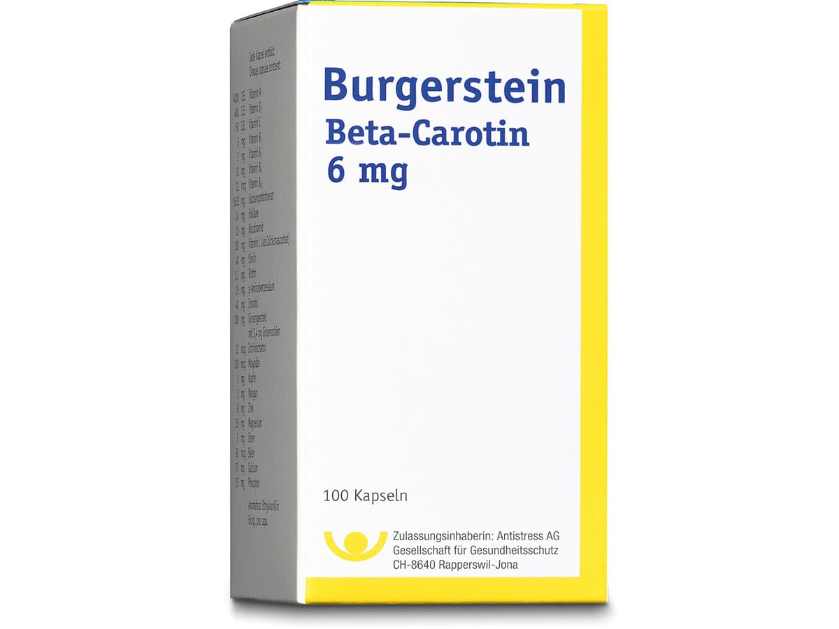Burgerstein - Beta Carotin 6 Mg Kapseln