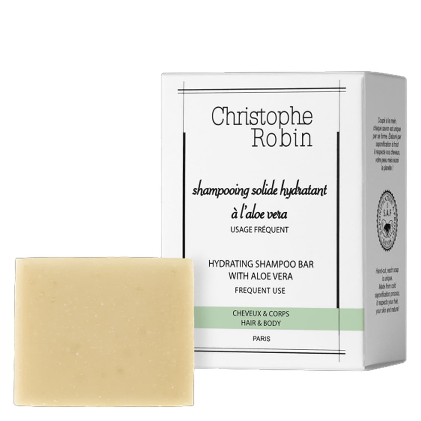Christophe Robin - Shampooing Solide hydratant à l'aloe vera