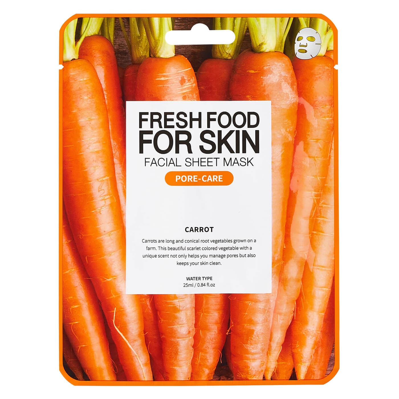 Fresh Food - Facial Sheet Mask Carrot