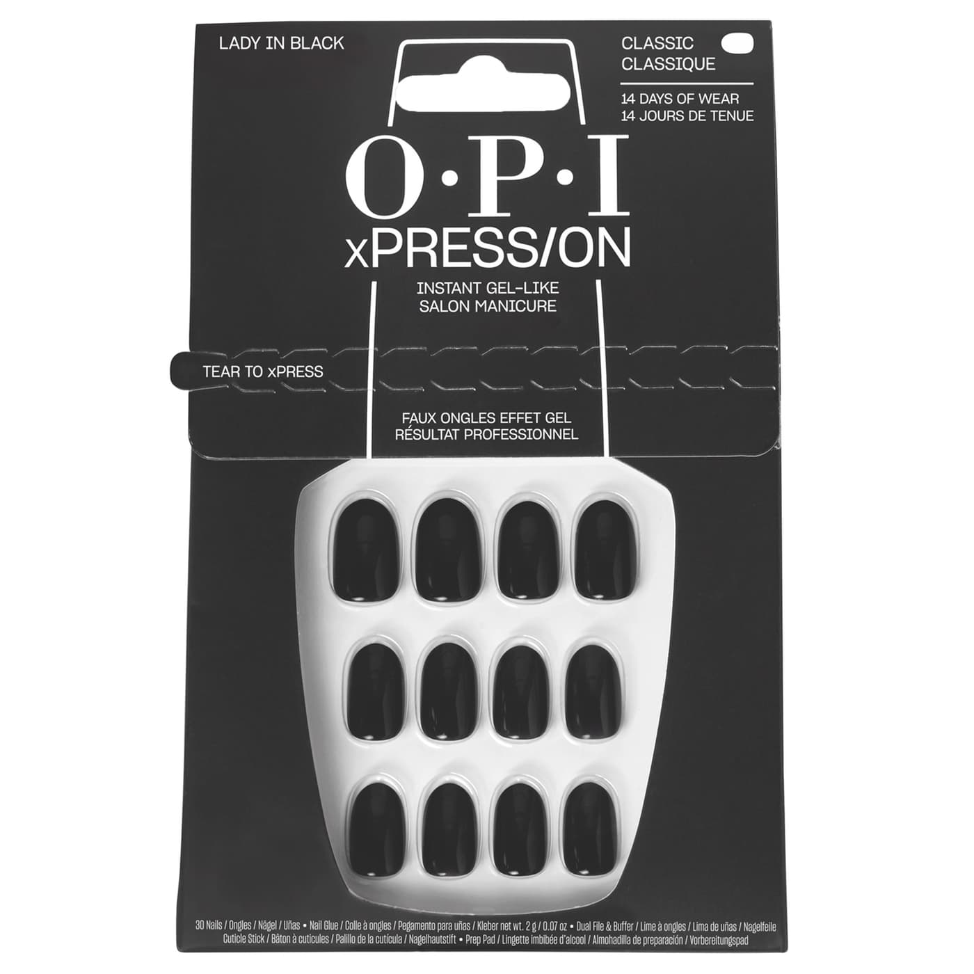 xPRESS/ON - Lady In Black Press-on Nails