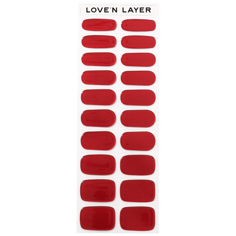 LoveNLayer - Metallic Holiday Red