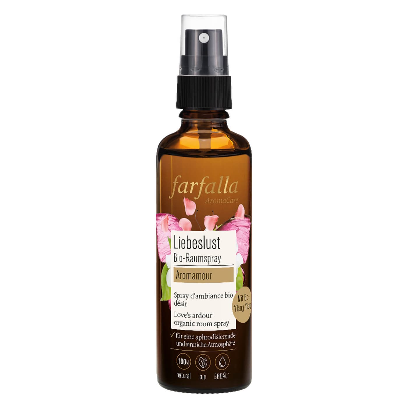 Farfalla Aromamour - Liebeslust Bio-Raumspray