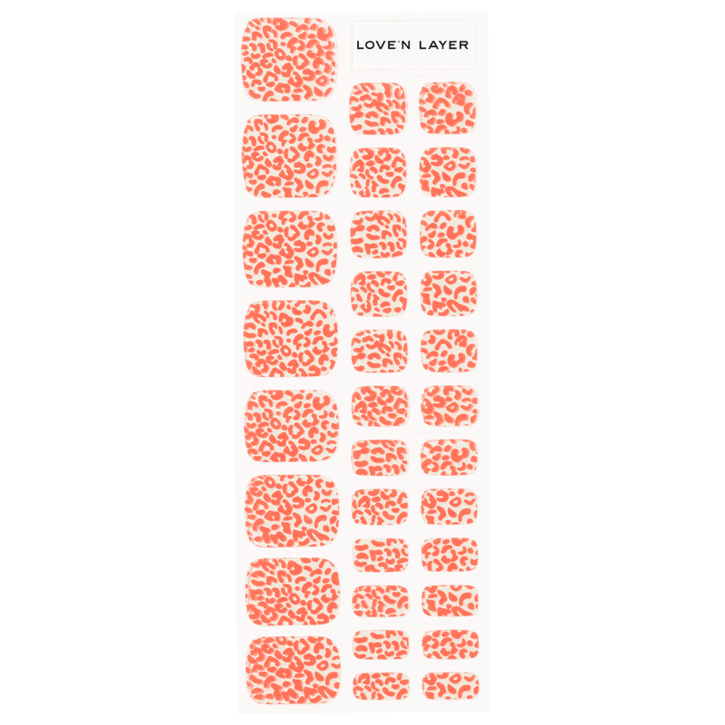 LoveNLayer - Leo Toe Raspberry Red