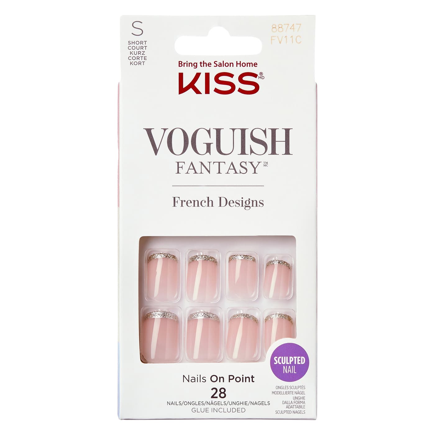 KISS Nails - Voguish Fantasy French Bisous