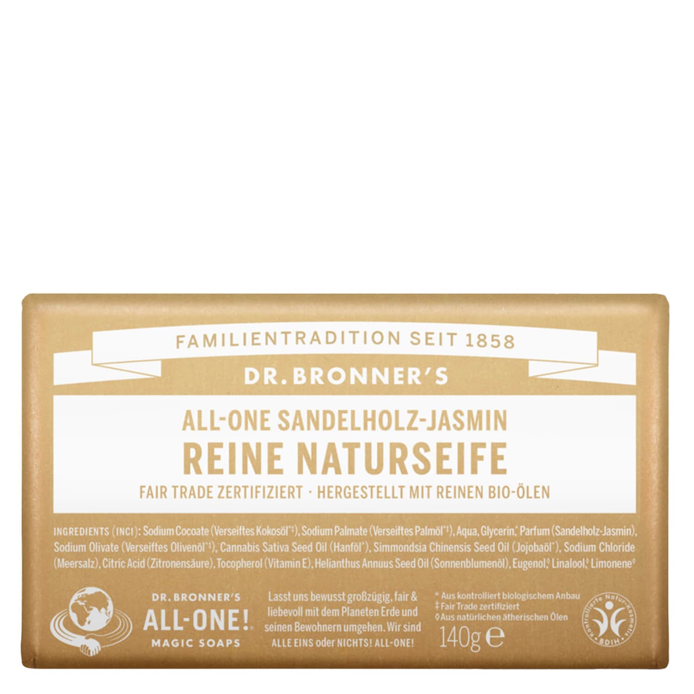 DR. BRONNER'S - Naturseife Sandelholz Jasmin