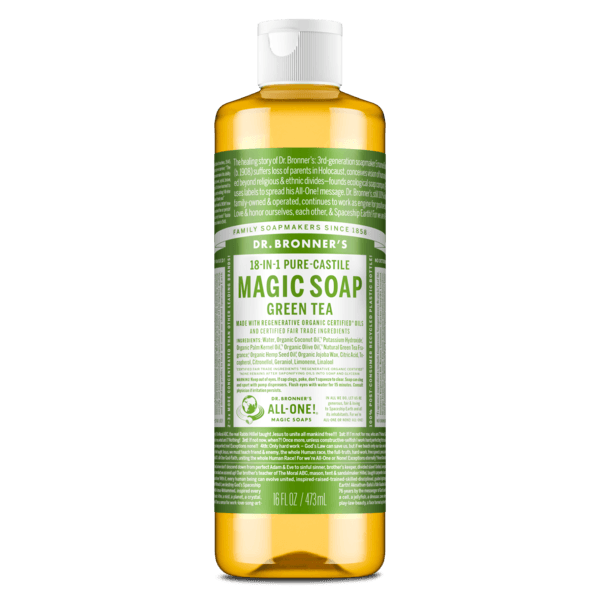 DR. BRONNER'S - Dr. Bronner's - 18-in-1 Flüssigseife Green Tea
