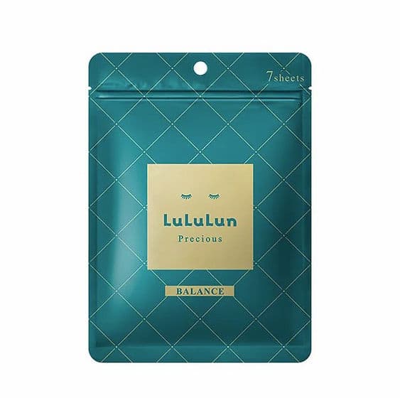Lululun- Precious, BALANCE Face Mask (Green)