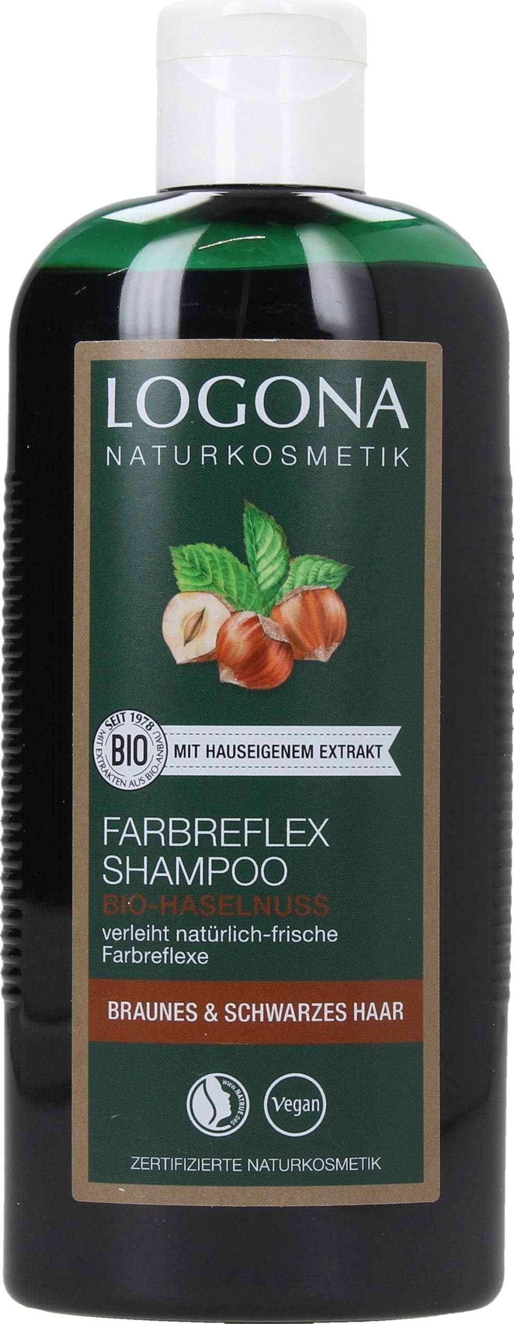 Logona - Shampoo Farbreflex Braun-schwarz