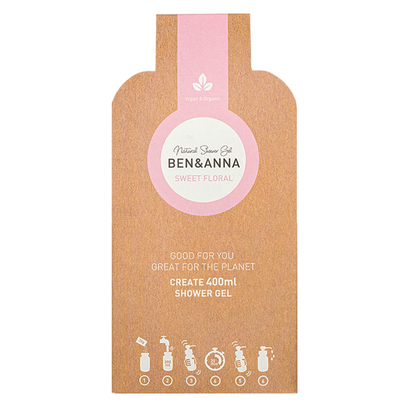 BEN&ANNA Duschflakes Sweet Floral