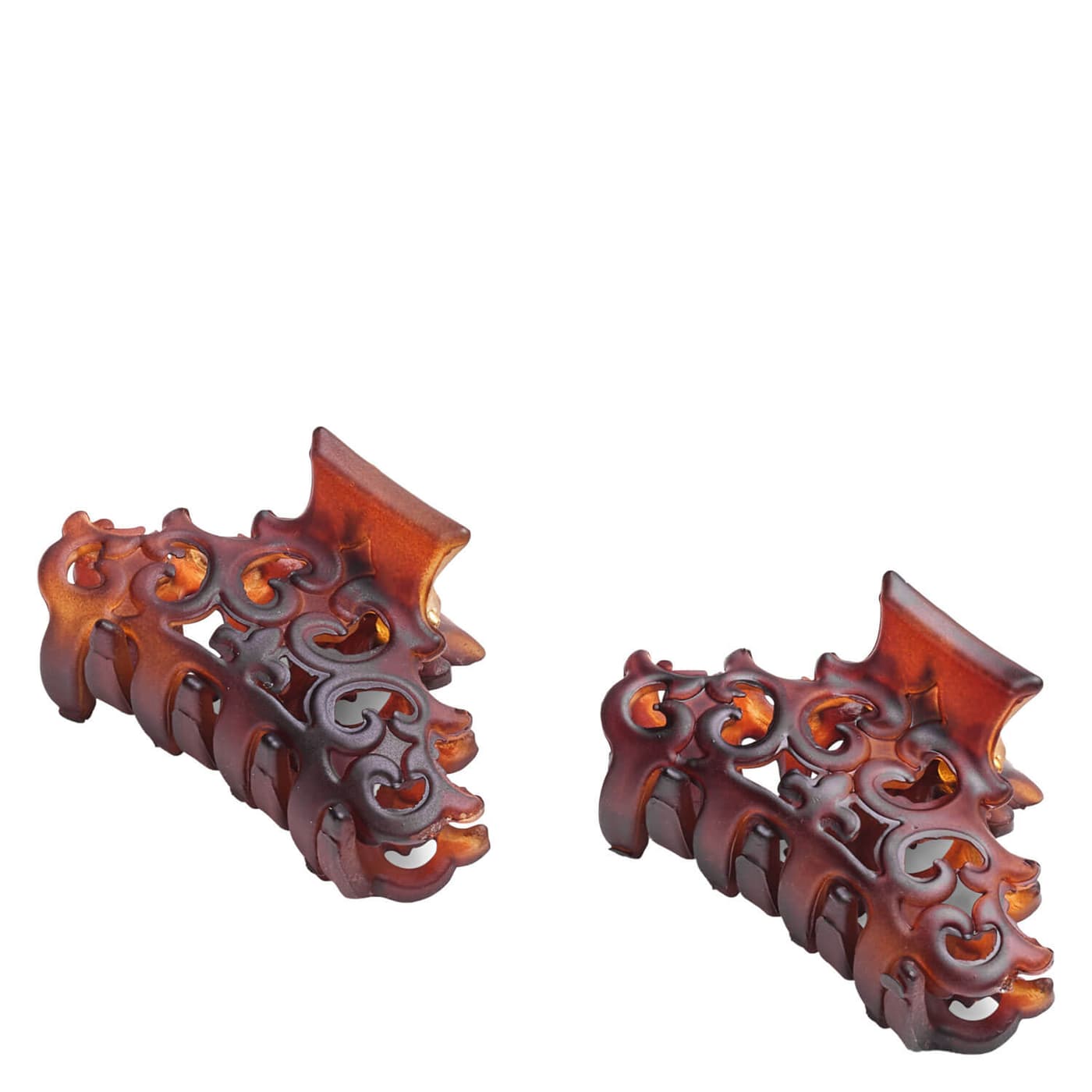 TRISA Hair - Haarklammern Tortoise Matt 3.5cm