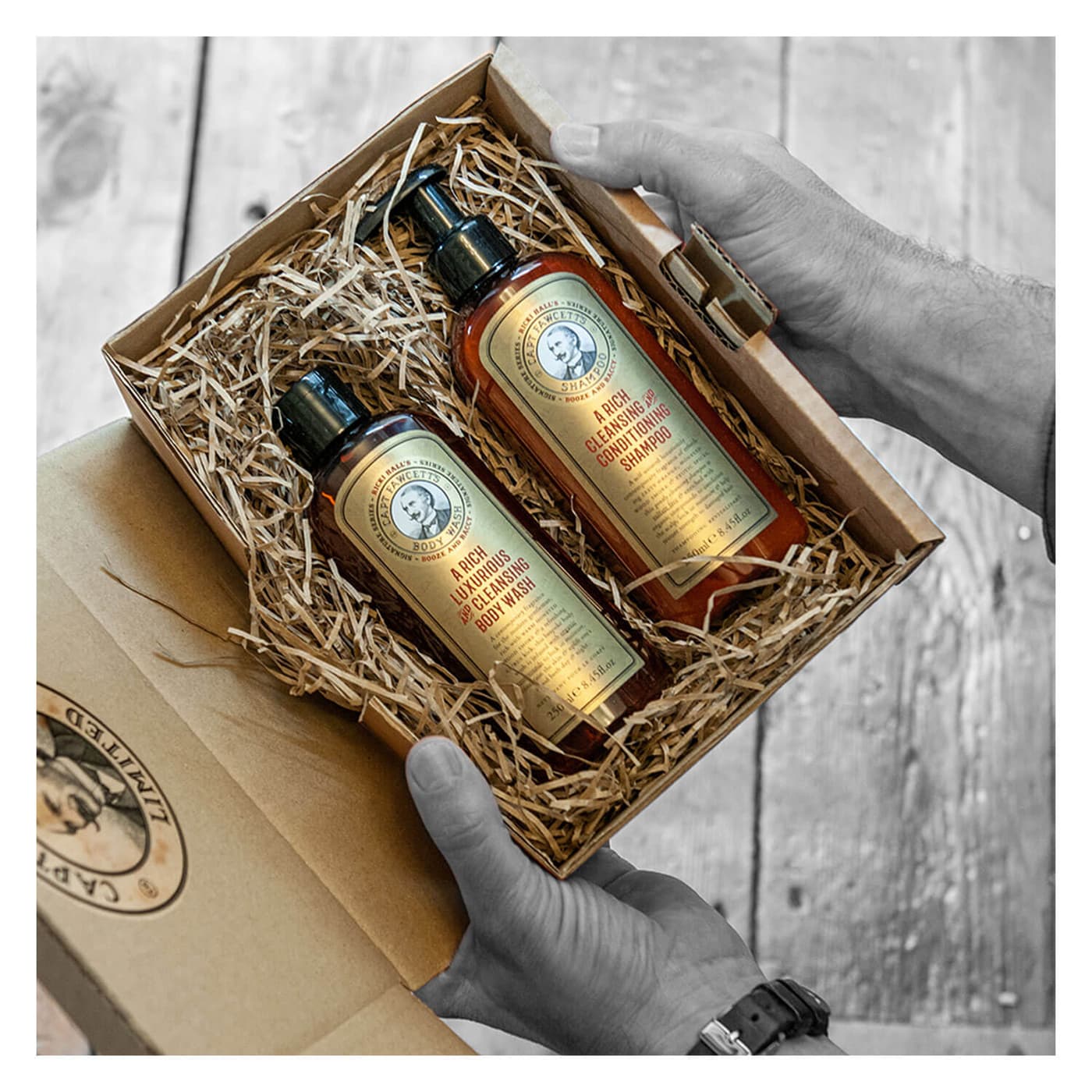 Capt. Fawcett Care - Ricki Hall's Booze & Baccy Body Wash & Shampoo Set