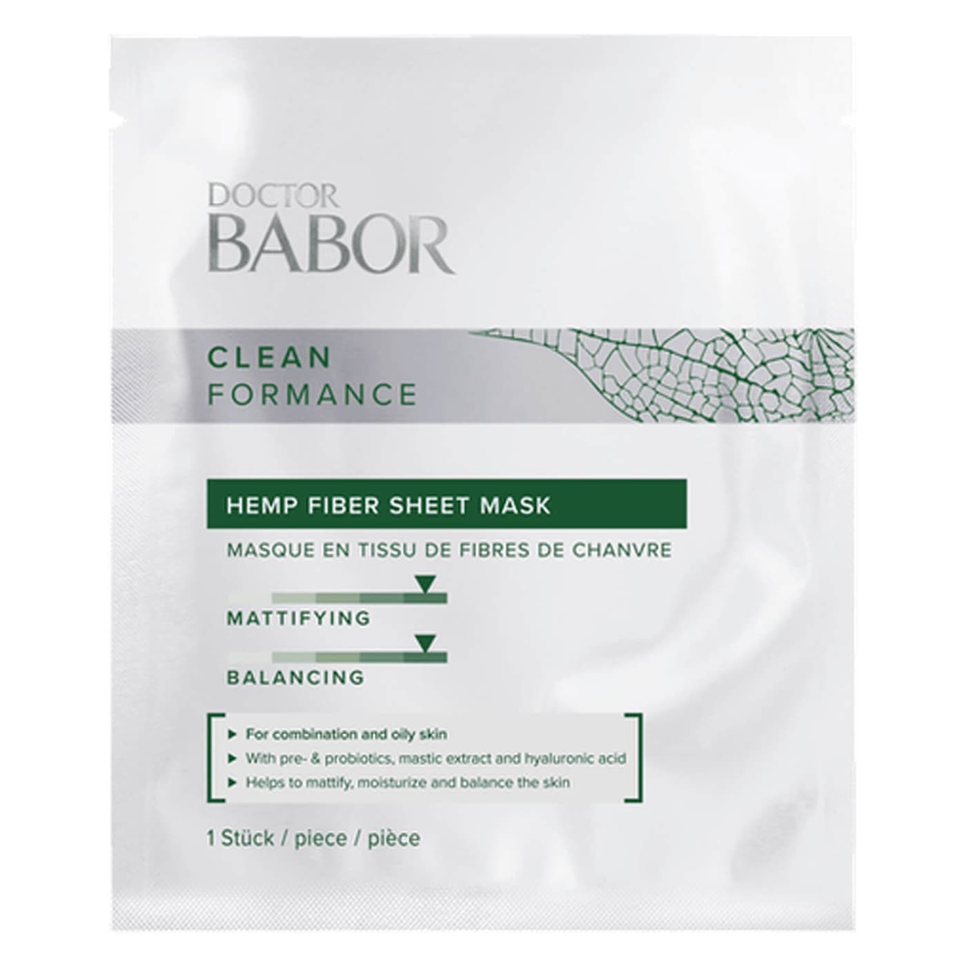 DOCTOR BABOR - Hemp Fiber Sheet Mask