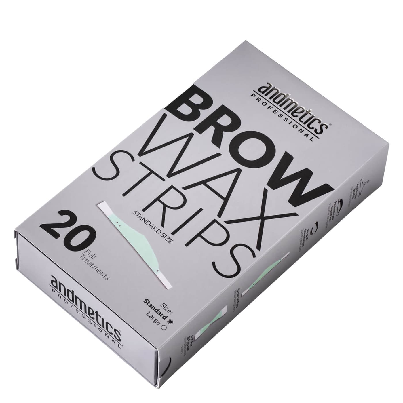 andmetics Professional - Brow Wax Strips Standard