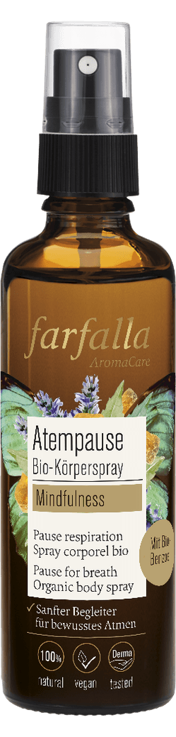 Farfalla Care - Mindfulness, atempause bio-körperspray, 75ml