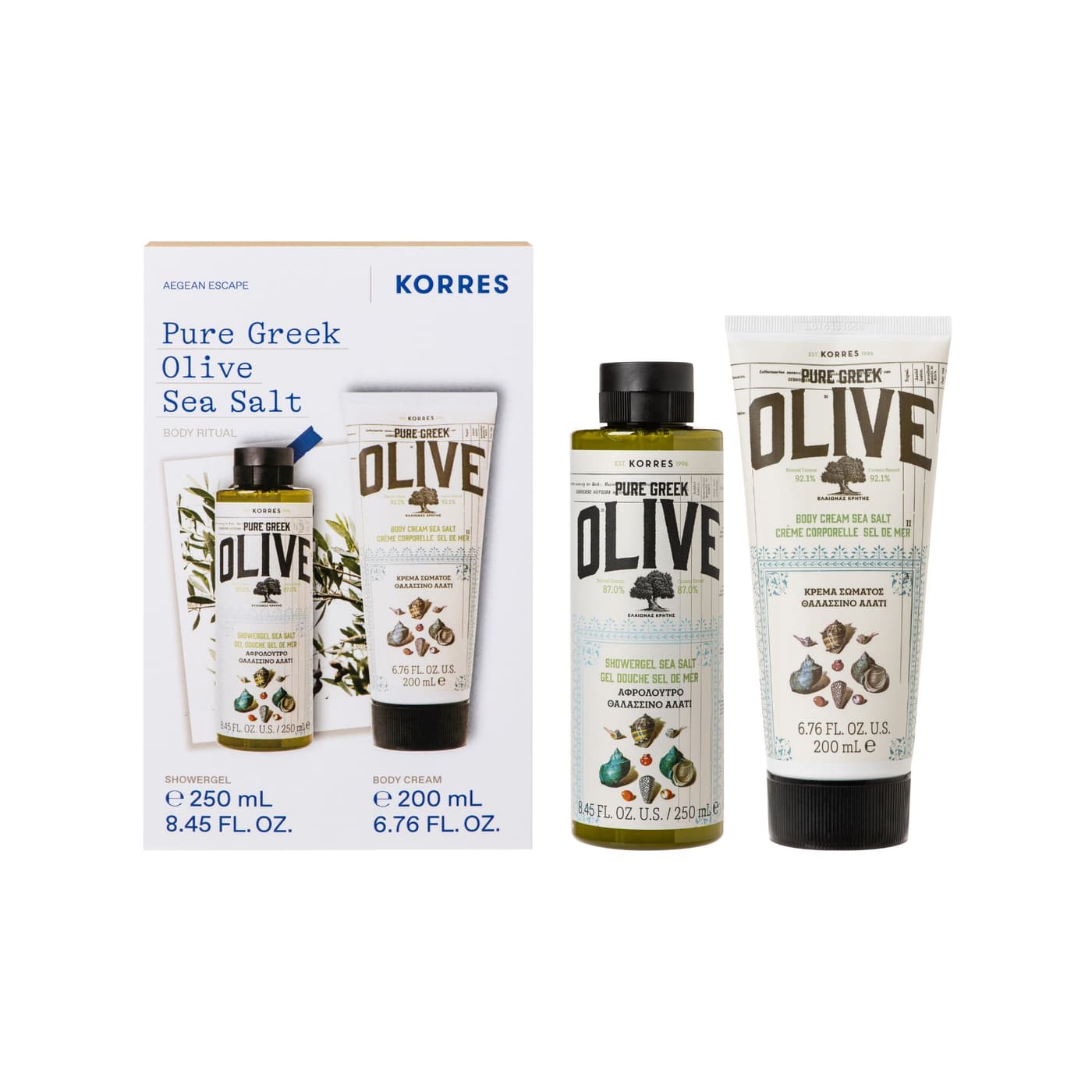Korres Care - Olive & Sea Salt Körperpflegeritual-set