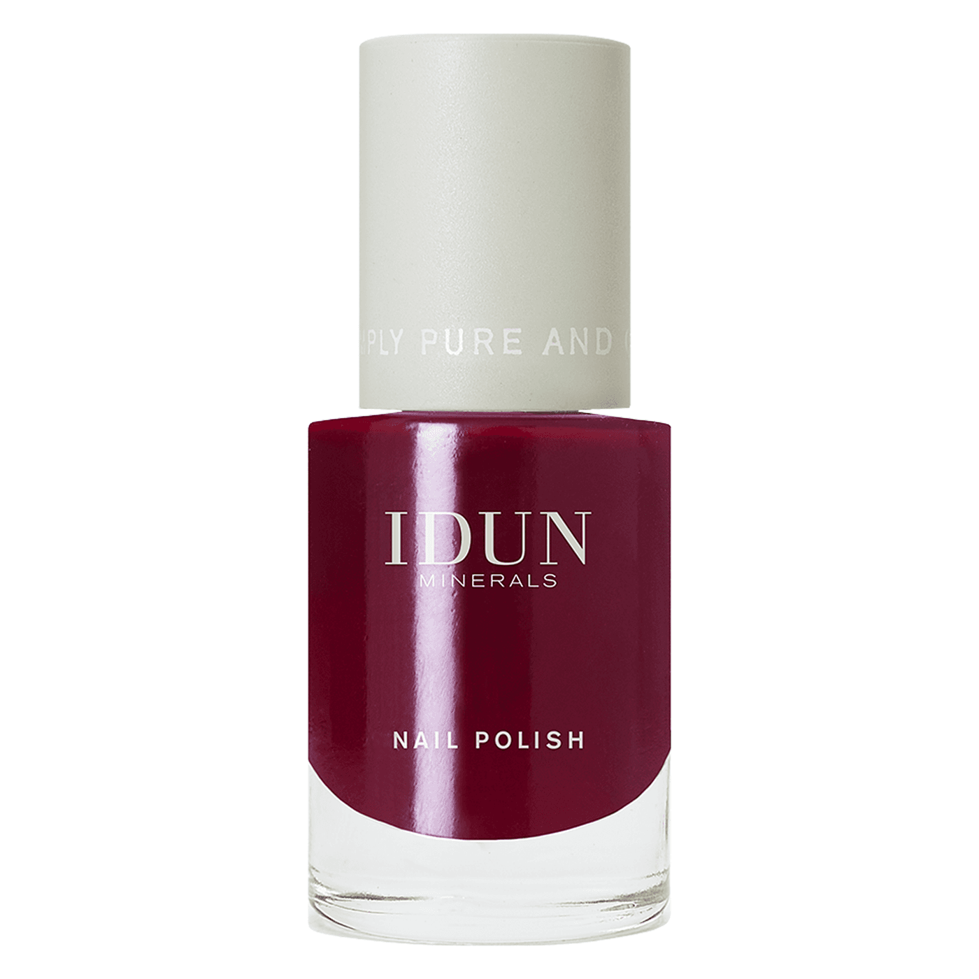 IDUN Nails - Nail Polish Jaspis Burgundy Red