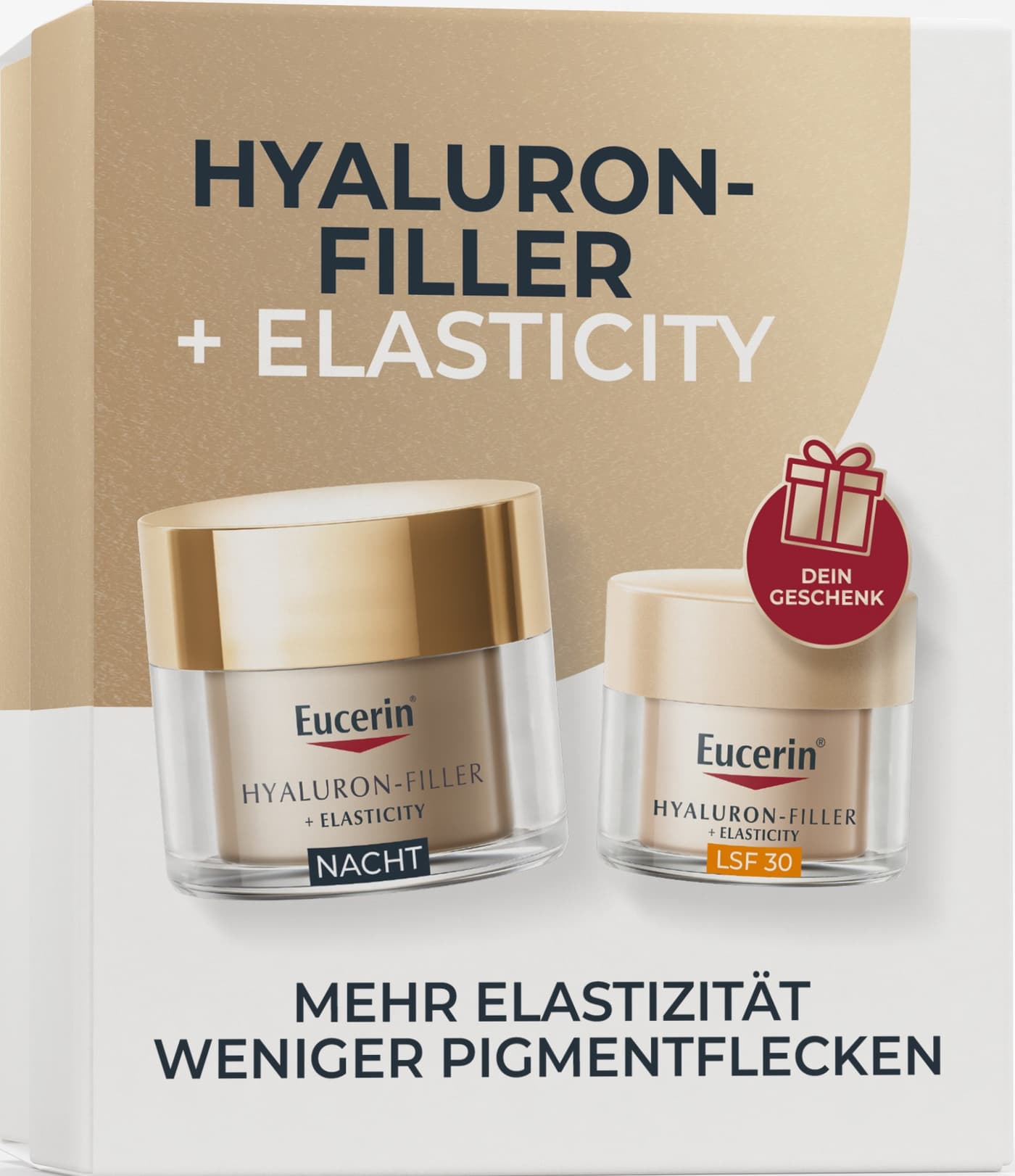 Eucerin Geschenkset - Hyaluron-Filler + Elasticity Nachtpflege