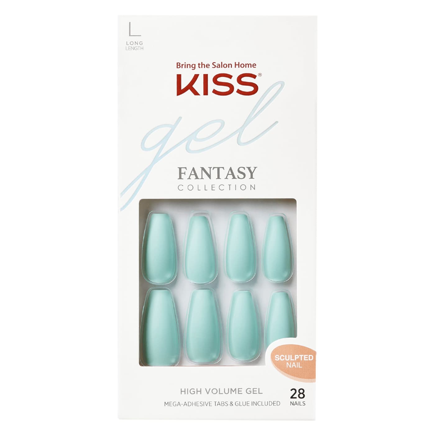 KISS Nails - Gel Fantasy Sculpted Nails Back It Up